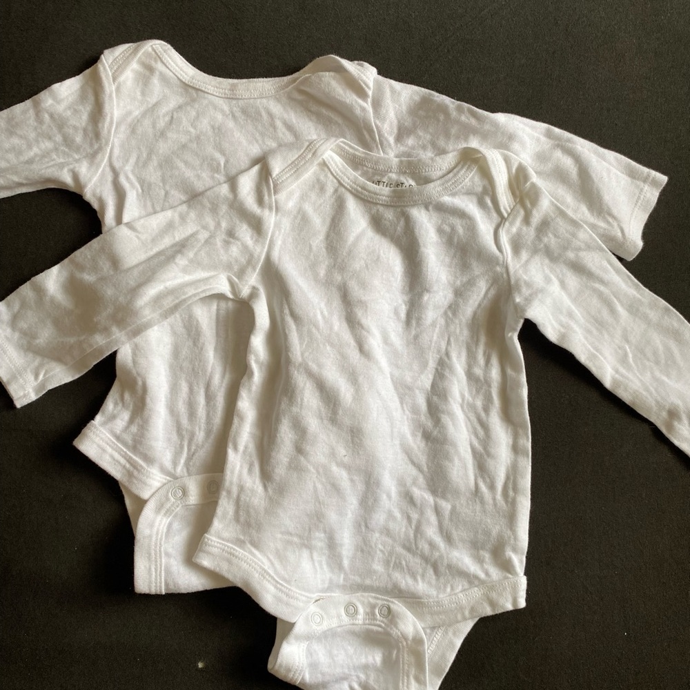 Organic cotton onesies